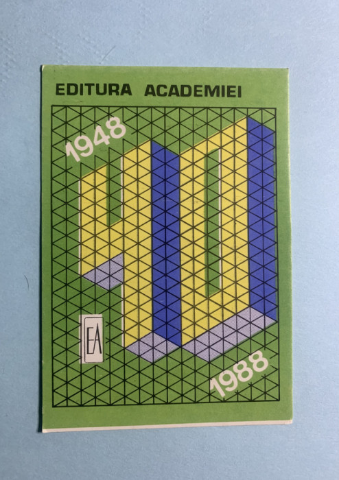 Calendar 1988 editura academiei