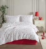 Cumpara ieftin Lenjerie de pat din bumbac 100%, Clasy, pentru pat dublu, model Prema