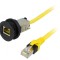 Soclu RJ45 22mm neagră IP20