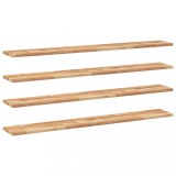 Cumpara ieftin Rafturi suspendate 4 buc. 140x20x2cm lemn masiv acacia netratat