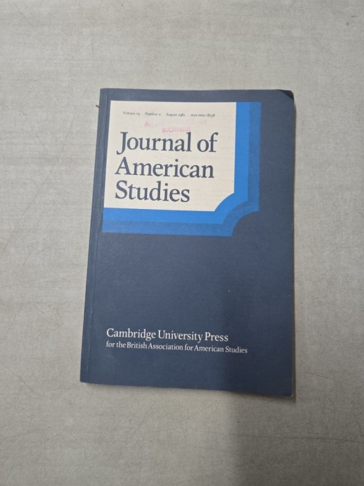Journal of American Studies - Cambridge University Press - nr. 2/1981