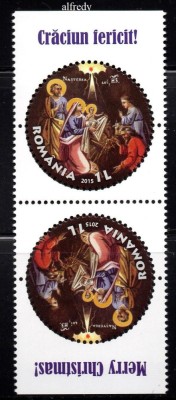 ROMANIA 2015, Craciun, MNH, 2082 foto