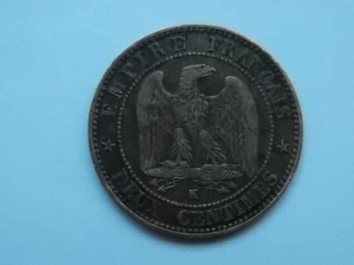 2 CENTIMES 1862 K FRANTA