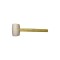 Ciocan cauciuc tip francez 680gr alb coada lemn DSH 010835