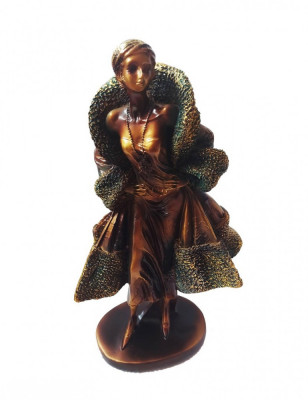 Statueta, Lady, Vintage, 28 cm, SS803 foto