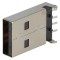 Mufă USB A PCB SMT 4 PIN USB 2.0 Orizontală