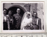 Bnk foto Bran - G-ral E Zwiedineck , Lt Col Vasile Gavrilescu, Viorica Litzica, Alb-Negru, Romania 1900 - 1950, Portrete