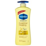 Loțiune de corp Vaseline Essential Healing, hidratare intensă și absorbție rapidă, 600 ml