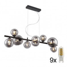 Lustra Lindby Simay Globo Lustră LED pe cablu 9xG9/3W/230V