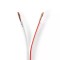 Cablu difuzor 2x 2.50mm CCA alb Nedis CAGW2500WT1000