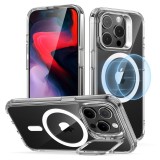 Husa iPhone 15 Pro ESR Classic Hybrid HaloLock Kickstand, transparenta