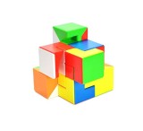 Cumpara ieftin Cub Magic 2x2x2 Moyu Meilong Puppet Stickerless Multicolor, Joc Logica, Indemanare, +6 Ani