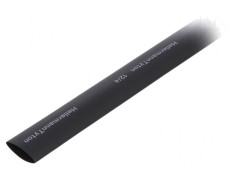 Manșon Termocontractabil 12mm 1m Negru Poliolefină