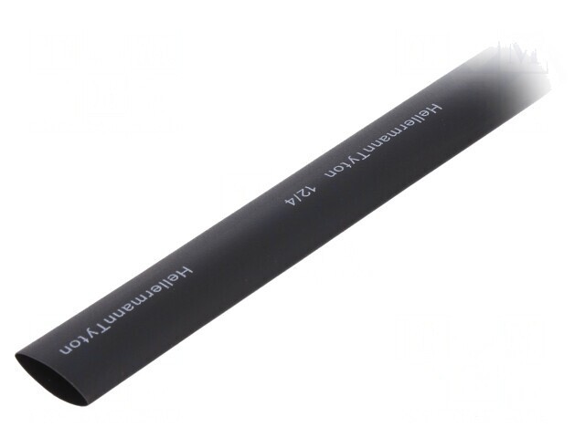 Manșon Termocontractabil 12mm 1m Negru Poliolefină