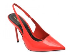 Pantofi eleganti ALDO rosii, PUCKER UP 600, din piele ecologica