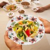 Set 6 Farfurii Intinse Opal Alb Model Bali 26cm DNC55985