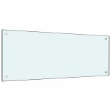 Cumpara ieftin Panou antistropi de bucatarie, culoare lapte, 100x40 cm sticla securizata