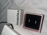 cercei Pandora argint placat cu aur 14k