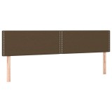 Cumpara ieftin Tablii de pat, maro inchis, 180x5x78/88 cm, textil