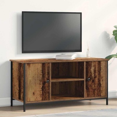 vidaXL Cabinet TV Lemn vechi 100 x 40 x 50 cm Lemn compozit foto