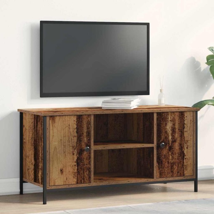 vidaXL Cabinet TV Lemn vechi 100 x 40 x 50 cm Lemn compozit