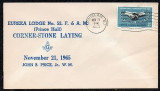 United States 1965 Eureka Masonic Lodge #52 Corner-Stone - Montclair NJ K.278