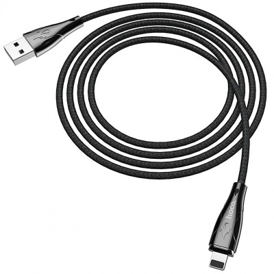Cablu Incarcare si Date USB la Lightning HOCO Magnetic U75, 1.2 m, Negru foto