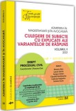 Admiterea &icirc;n magistratură și &icirc;n avocatură. Culegere de subiecte cu explicații ale variantelor de răspuns. Drept procesual civil (Vol. 2) - 2022 - Pape