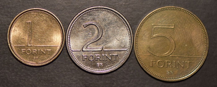 Ungaria 2000 - 1,2,5 forint