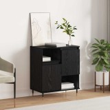 VidaXL Bufet Stejar negru 60 x 35 x 70 cm Lemn compozit 879488