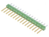 Şir Pini 16-Pin Drept 2,54mm AMPMODU MOD II Tată, TE Connectivity