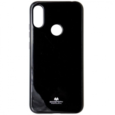 Husa silicon TPU Mercury Jelly Pearl neagra pentru Huawei Y6S / Y6 (2019) foto