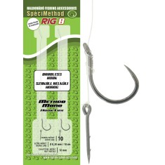 Haldorado - SpeciMethod Rig8 cu fir Mono, tepusa 10mm / carlig 10 fara barbeta - 2 bucati/set