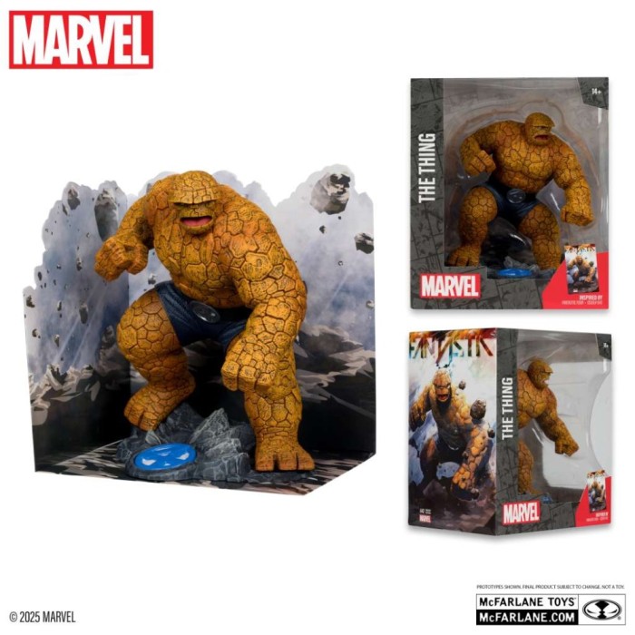 Marvel collection 1/10 wv4 the thing (fantastic four #642)