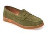 Cumpara ieftin Mocasini GRYXX kaki, TG1899, din piele intoarsa
