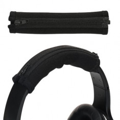 Husa kwmobile pentru Sony MDR-100ABN /MDR-XB950/MDR-1000X, Neopren, Negru, 60914.01