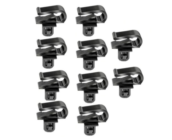 Clips fixare ornamente bara Mercedes Clasa C W203, C W204, C Cl203, CL C215, CLK C209, CLS C219, E W211 ML W164, S W220, S W220, SL R230, set 10 buc