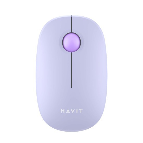 Mouse Fara Fir 2.4GHz, 1600 DPI, ABS, PC- Havit (MS57GT) - Purple