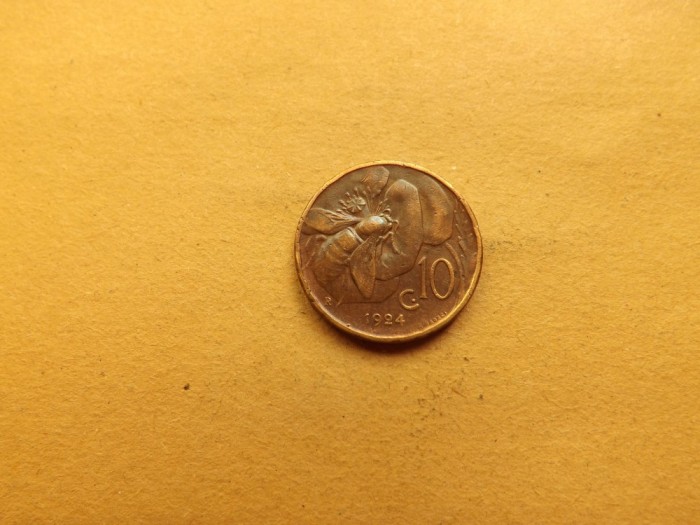 Italia 10 Centesimi 1924