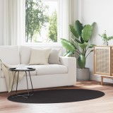 Covor vidaXL &quot;HUARTE&quot; Negru 100x200 cm Oval