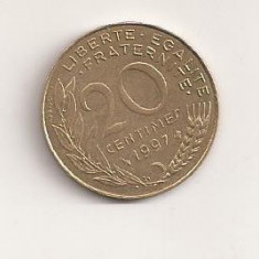Moneda Franta - 20 Centimes 1997 v2