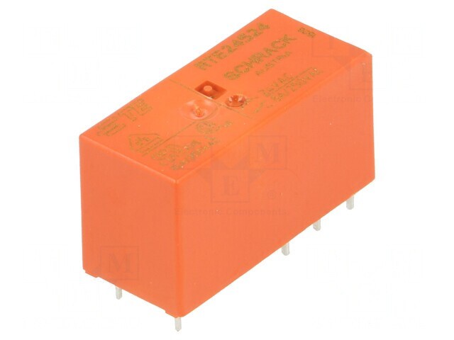 Releu Electromagnetic DPDT 24VAC 8A PCB