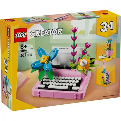 Lego Creator Masina De Scris Cu Flori 31169 foto