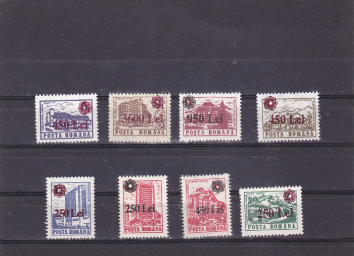 HOTELURI SI CABANE SUPRATIPAR 1997,MNH,ROMANIA.