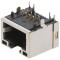 Soclu RJ45 8P8C Aurit pentru PCB THT
