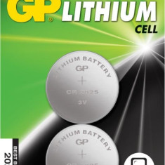 Set 2 baterii buton litiu GP CR2025 3V 2buc/blister