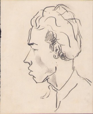 A1678 Schiță de Dimitrie &amp;bdquo;Puiu&amp;rdquo; Eitel, nesemnată foto