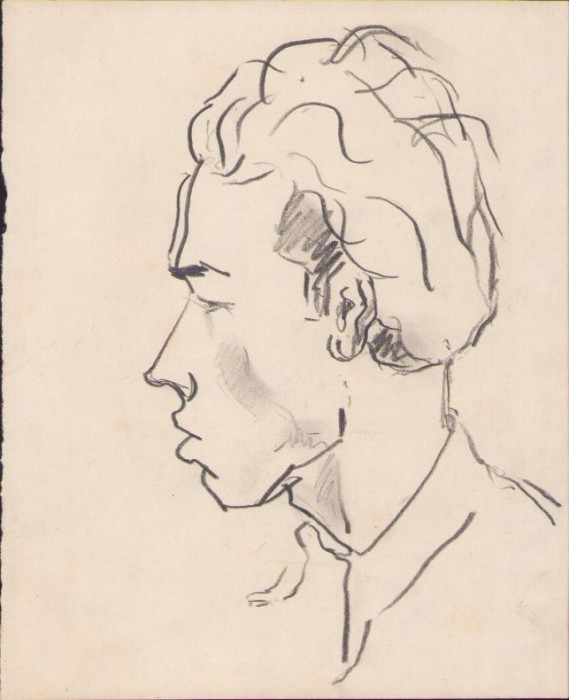 A1678 Schiță de Dimitrie &bdquo;Puiu&rdquo; Eitel, nesemnată