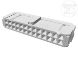 Conector IDC mufă mamă 26 PIN pentru cablu-bandă 1,27mm, TE Connectivity