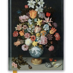 National Gallery: Bosschaert the Elder - Still Life of Flowers in a WAN-Li Vase (Foiled Journal)